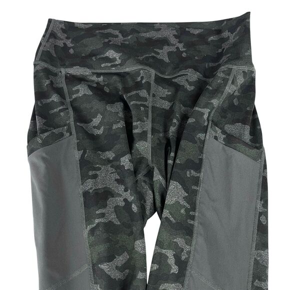 PowerHold by Fabletics Side Pockets Camo Leggings Mesh‎ Side Womens Size Large - Picture 4 of 11